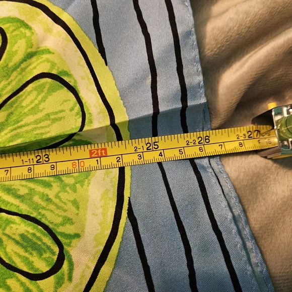 Talbots Citrus Silk Scarf - Picture 4 of 5